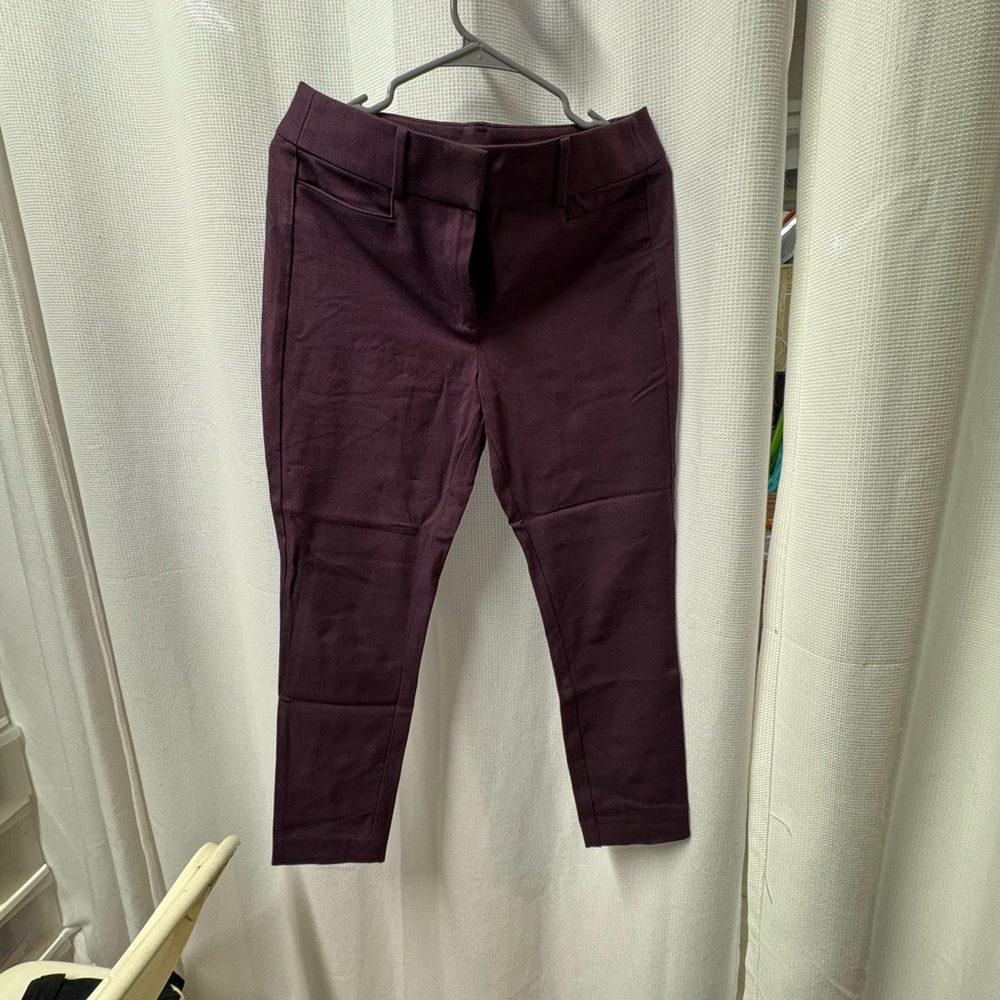 LOFT Petite Plum Trousers